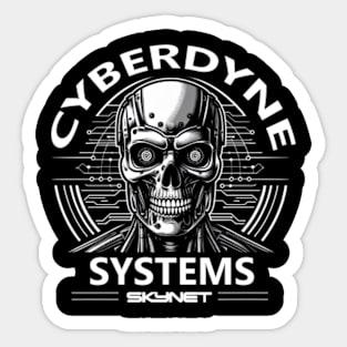 Future Tech Mastery: Cyberdyne Systems T-Shirt Sticker